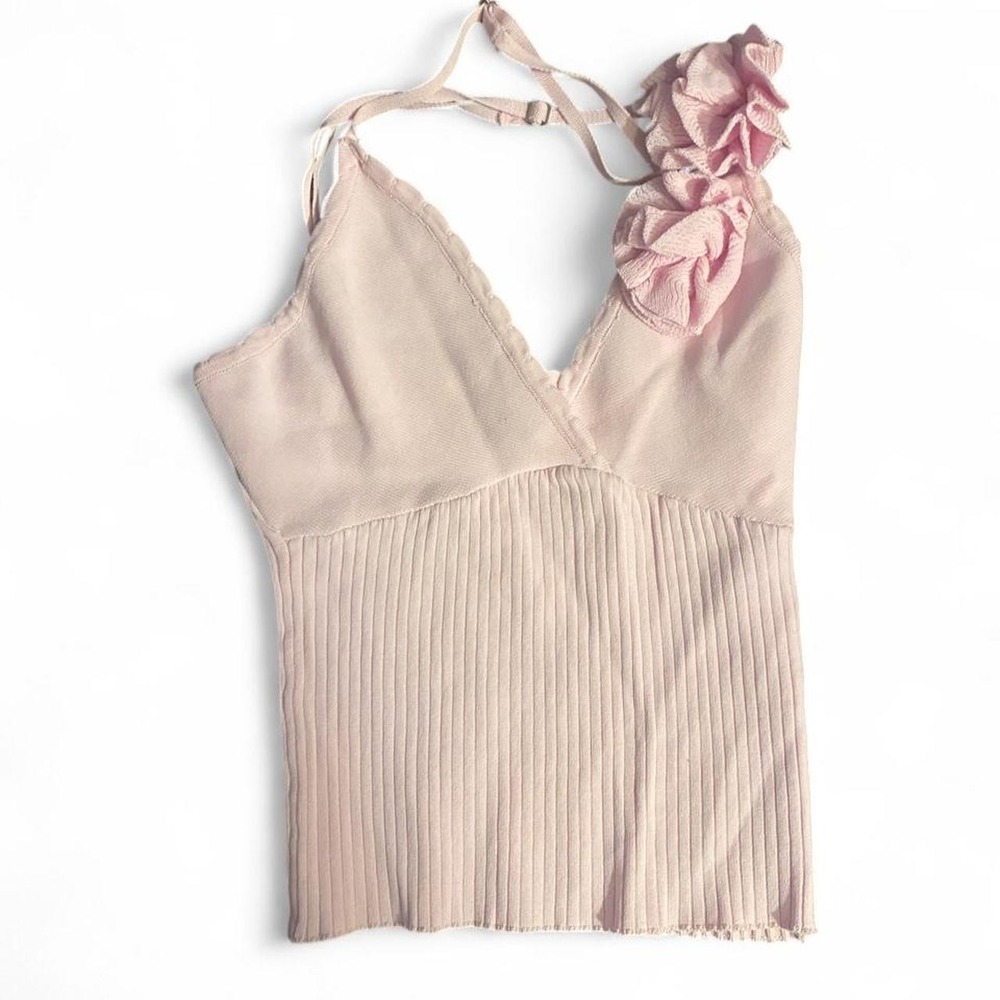 Forever 21 pink ribbed crop top - Picture 4 of 5
